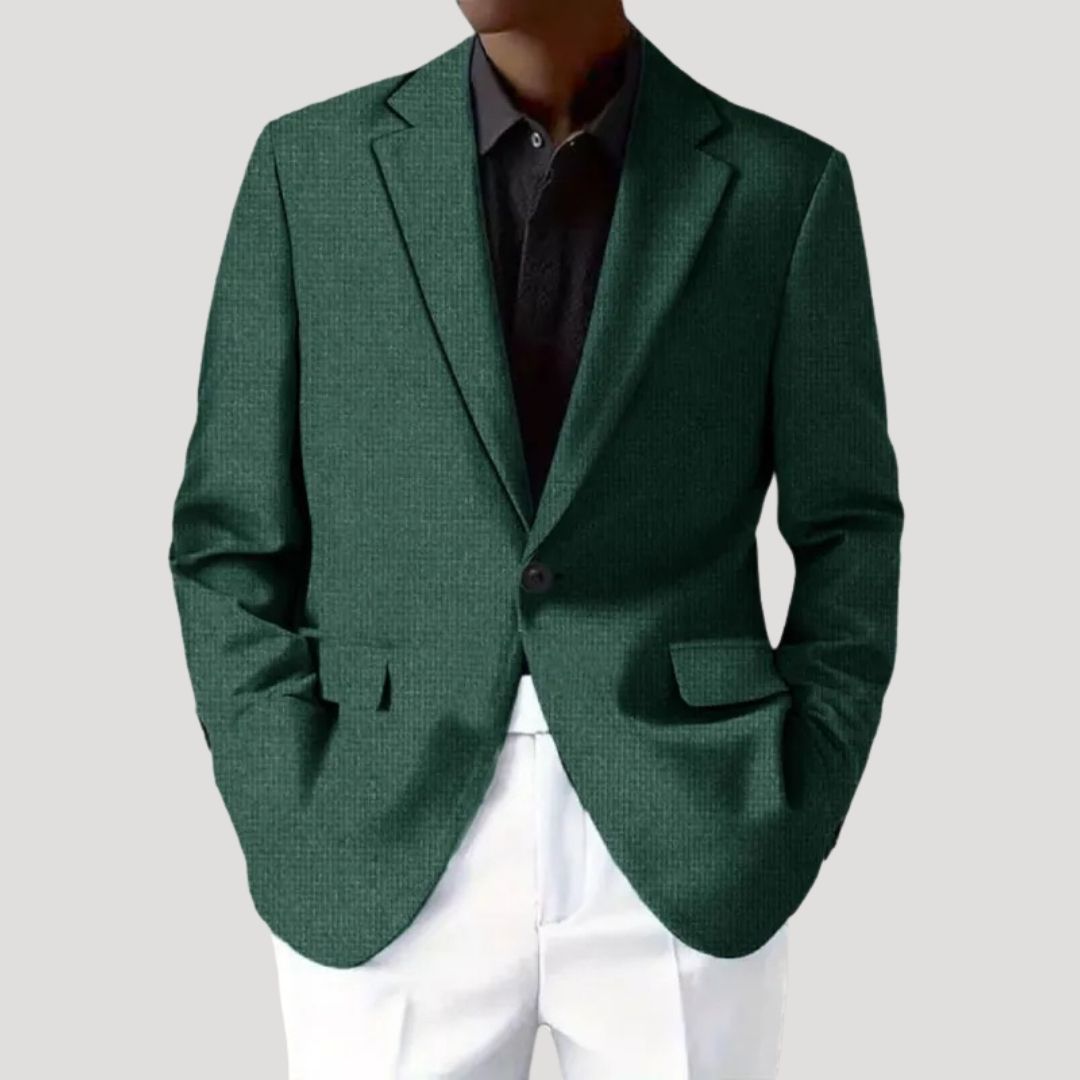 Bent | Herre Tekstureret Blazer Til Hverdagsbrug