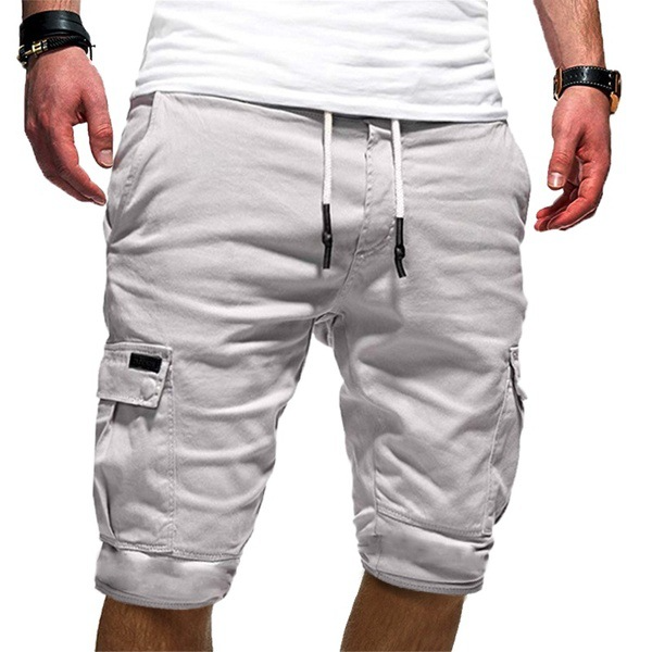 Niels | Herre Hør Cargo Shorts Til Sommer Og Walking