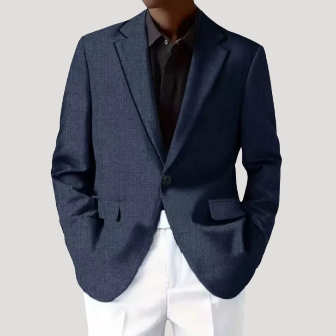 Bent | Herre Tekstureret Blazer Til Hverdagsbrug