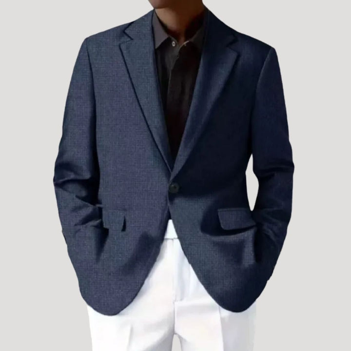 Bent | Herre Tekstureret Blazer Til Hverdagsbrug
