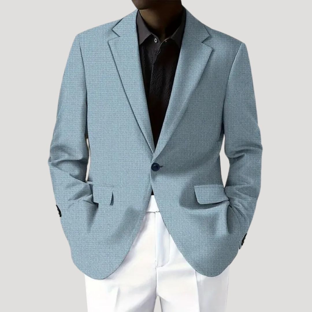 Bent | Herre Tekstureret Blazer Til Hverdagsbrug