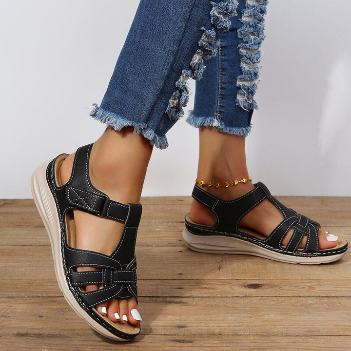 Trine | Kvinders Sandaler Sommer Slip-On Fodbed Walking
