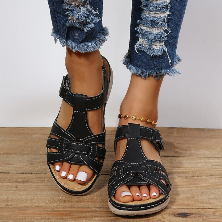 Trine | Kvinders Sandaler Sommer Slip-On Fodbed Walking