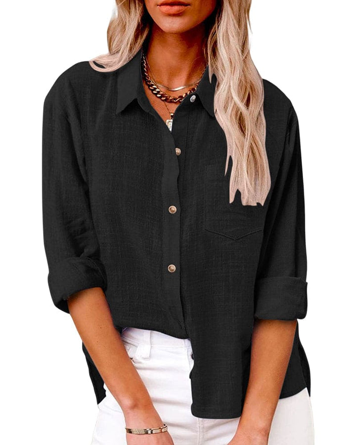 Katrine | Dame Afslappet Skjorte med Løs Pasform