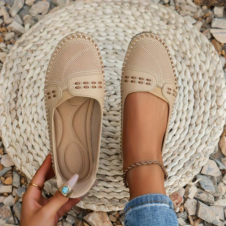 Berit | Dame Slip-On Loafers Med Luftpudesål