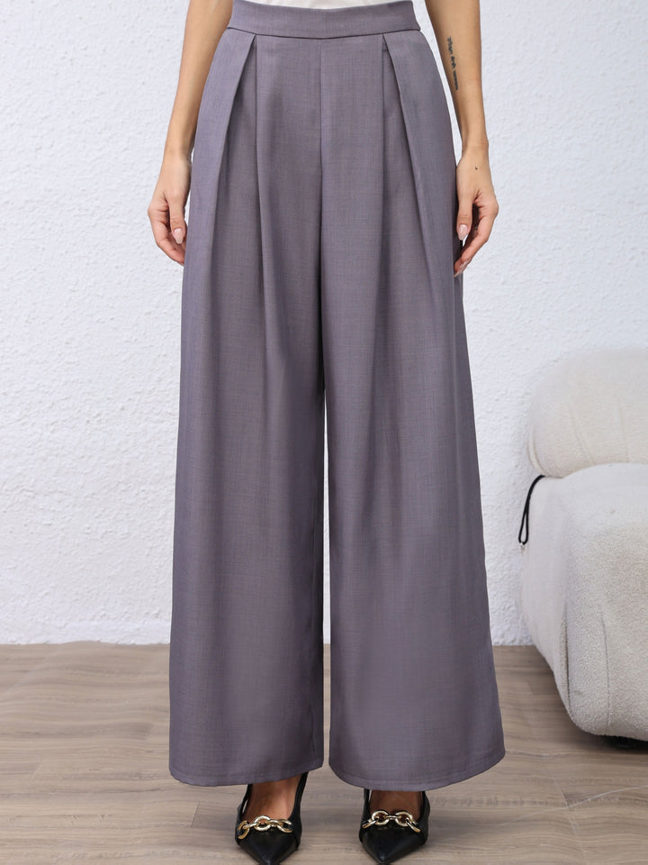 Anette | Dame Oversized Blazer Med Vide Bukser Todelt Sæt