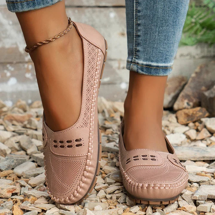 Berit | Dame Slip-On Loafers Med Luftpudesål