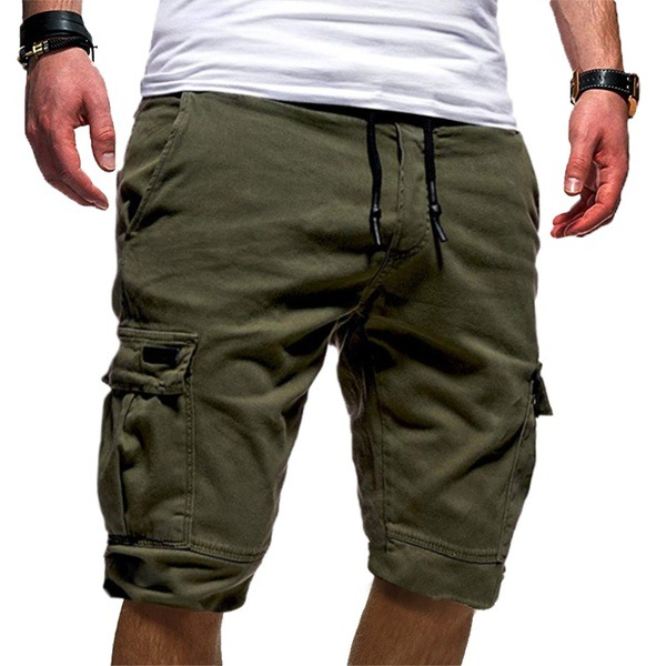 Niels | Herre Hør Cargo Shorts Til Sommer Og Walking