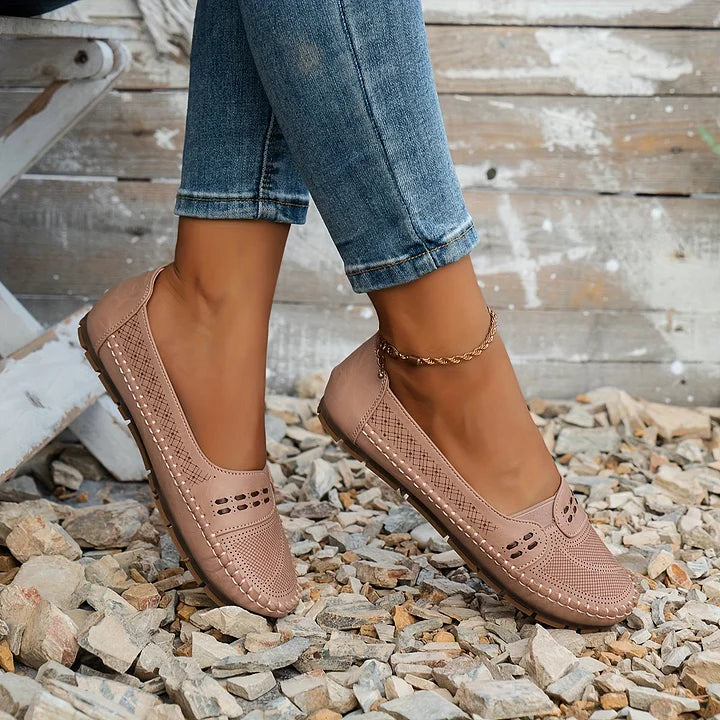 Berit | Dame Slip-On Loafers Med Luftpudesål