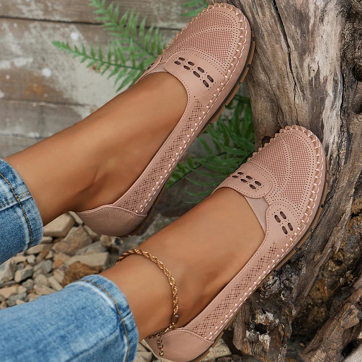 Berit | Dame Slip-On Loafers Med Luftpudesål