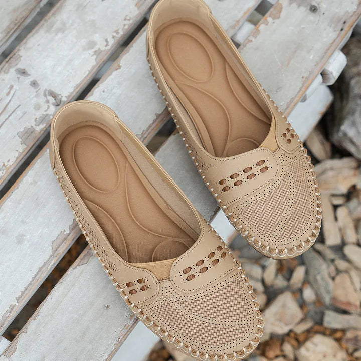 Berit | Dame Slip-On Loafers Med Luftpudesål