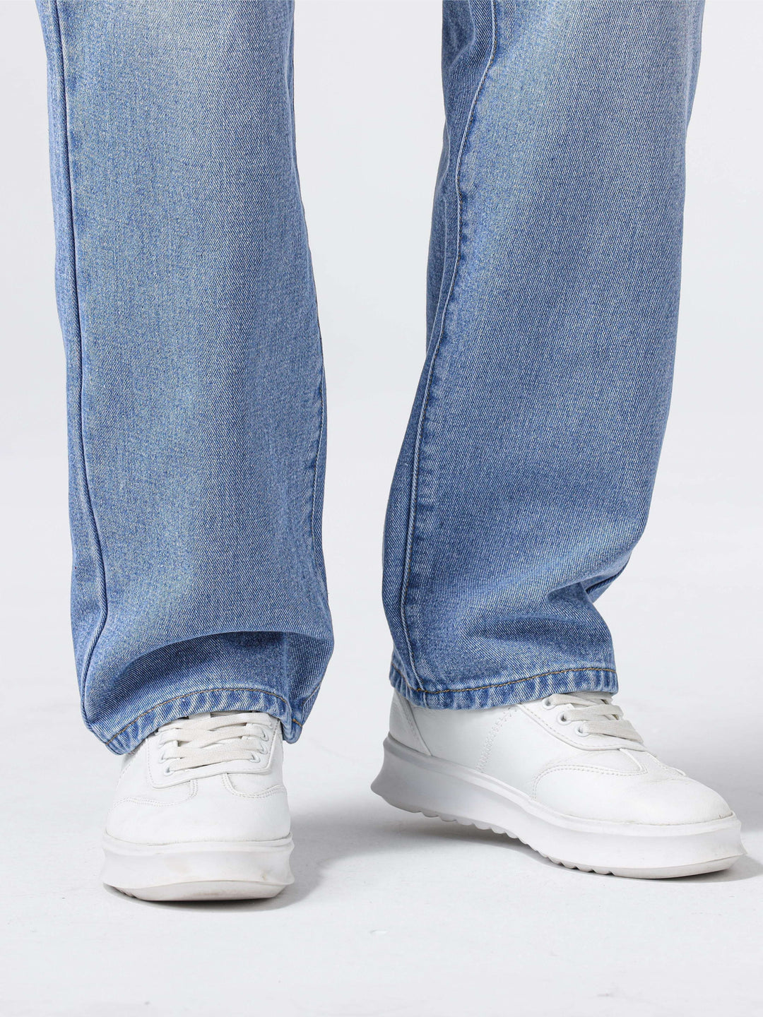 Kristian | Herre Løstsiddende Denim Jeans Med Vasket Finish