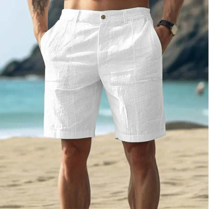 Per | Herre Casual Hør Shorts Til Sommer Og Strand