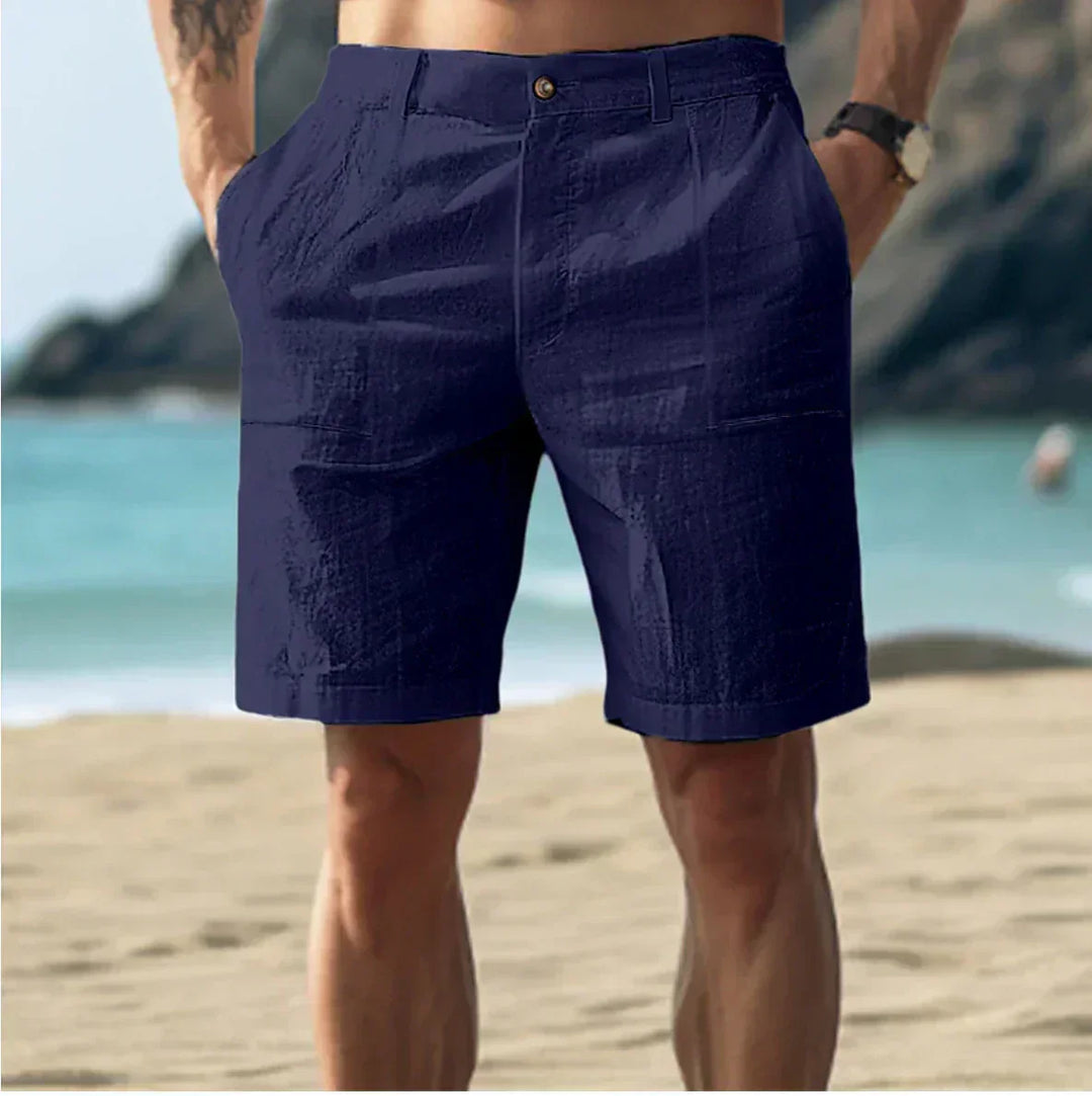 Per | Herre Casual Hør Shorts Til Sommer Og Strand