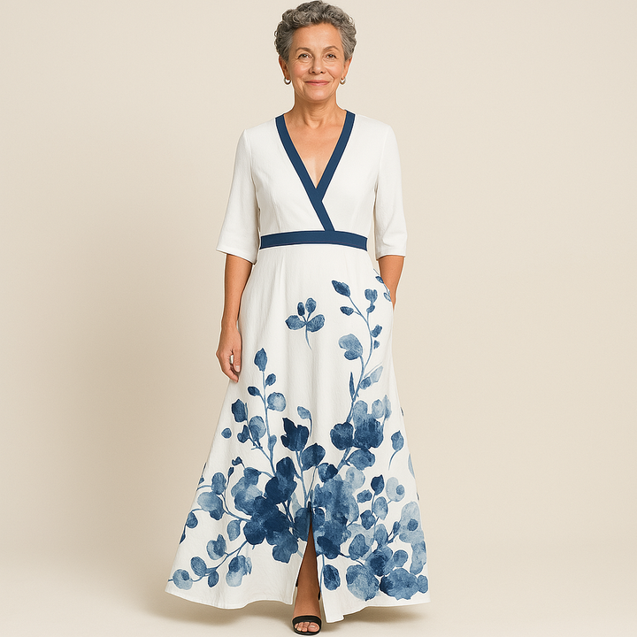 Henriette | Dame Maxikjole Sommer Aften Elegant Formelt