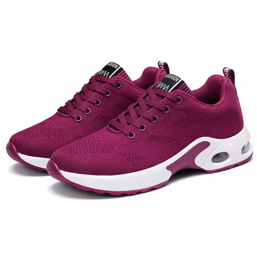 Randi | Dame Sneakers Med Snørebånd Og Luftpude
