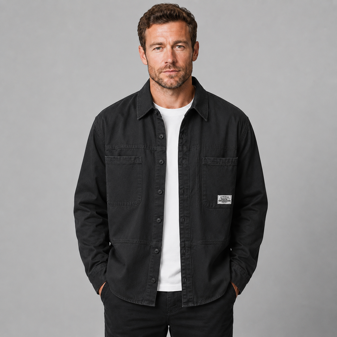 Flemming | Herre Overshirt Med Brystlommer Og Knapper