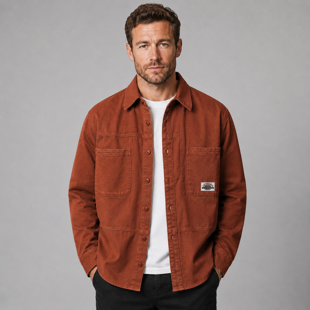 Flemming | Herre Overshirt Med Brystlommer Og Knapper