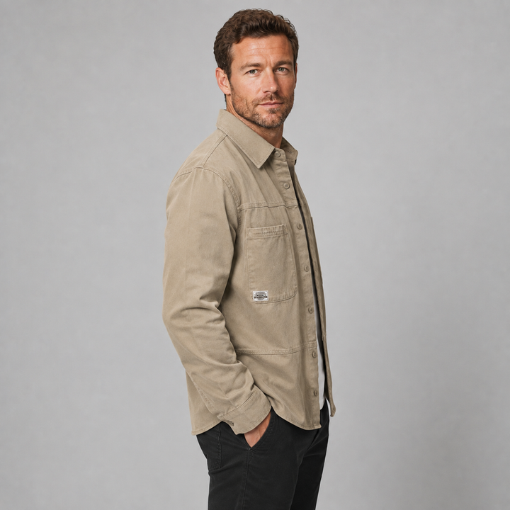 Flemming | Herre Overshirt Med Brystlommer Og Knapper