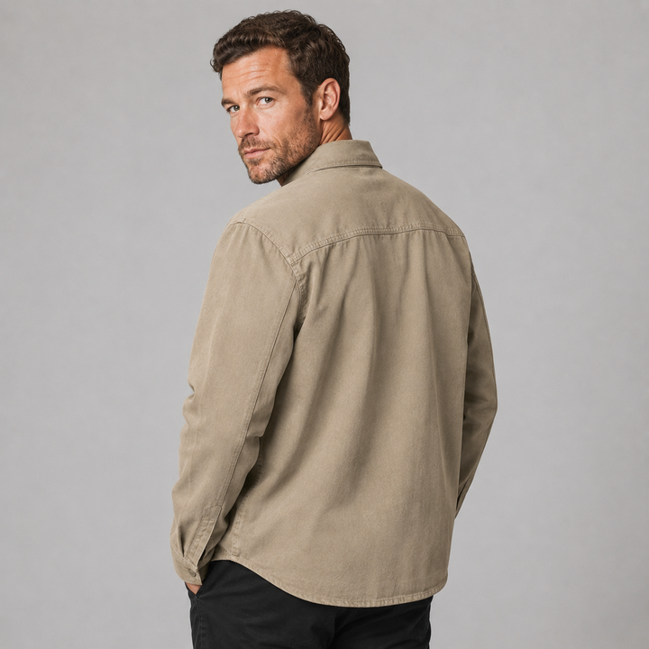Flemming | Herre Overshirt Med Brystlommer Og Knapper