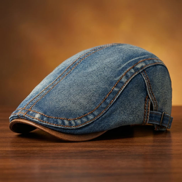 Karl | Herre Kasket Forår Denim Flad Justerbar