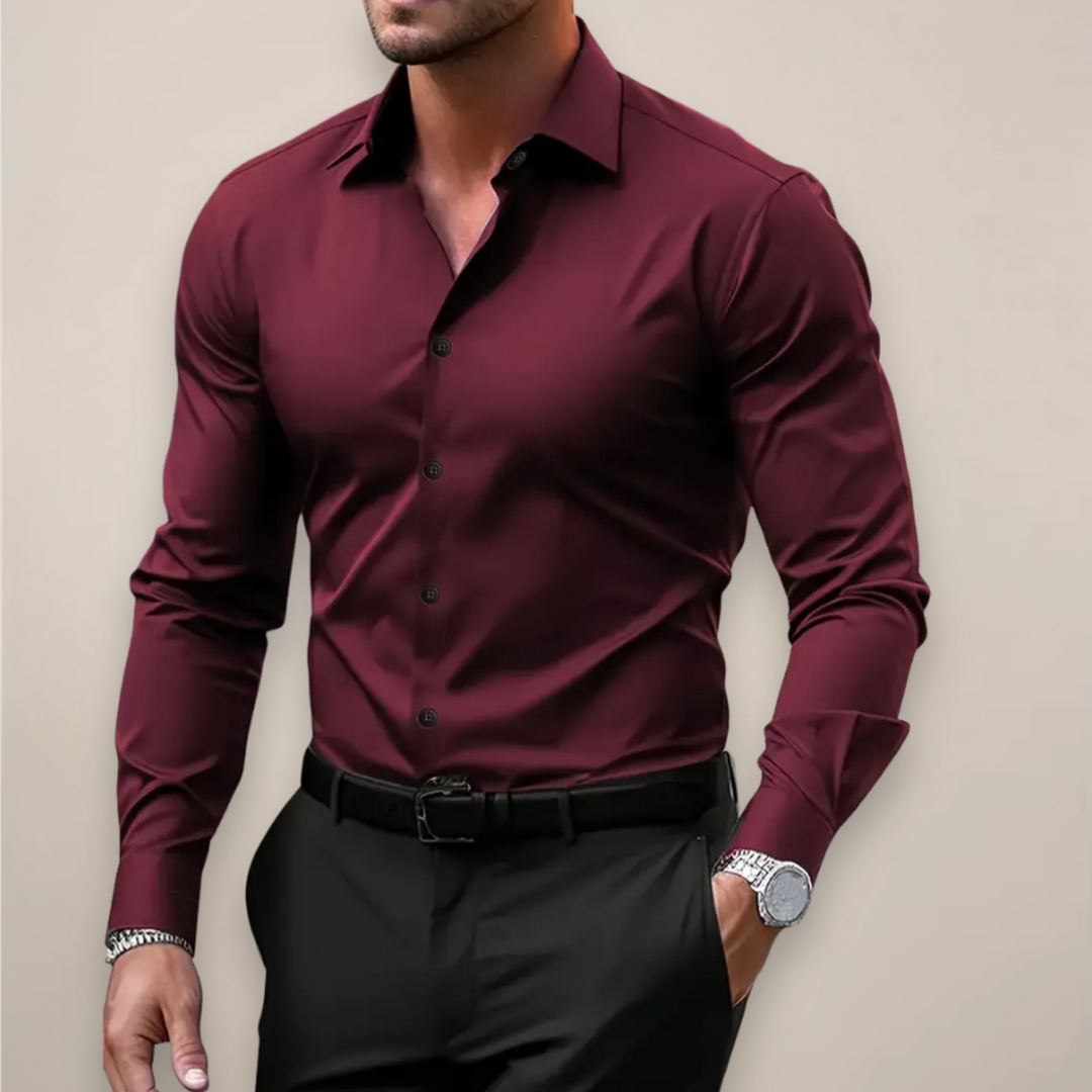 Erik | Herre Slim Fit Skjorte Til Forår