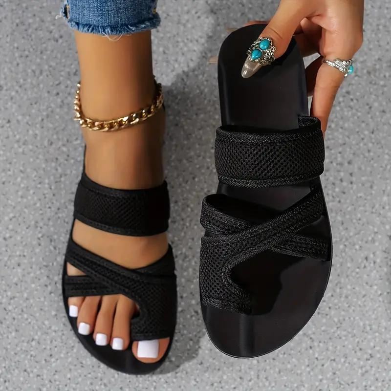 Asta | Kvinders Sandaler Forår Slip-On Slides Mesh Flade