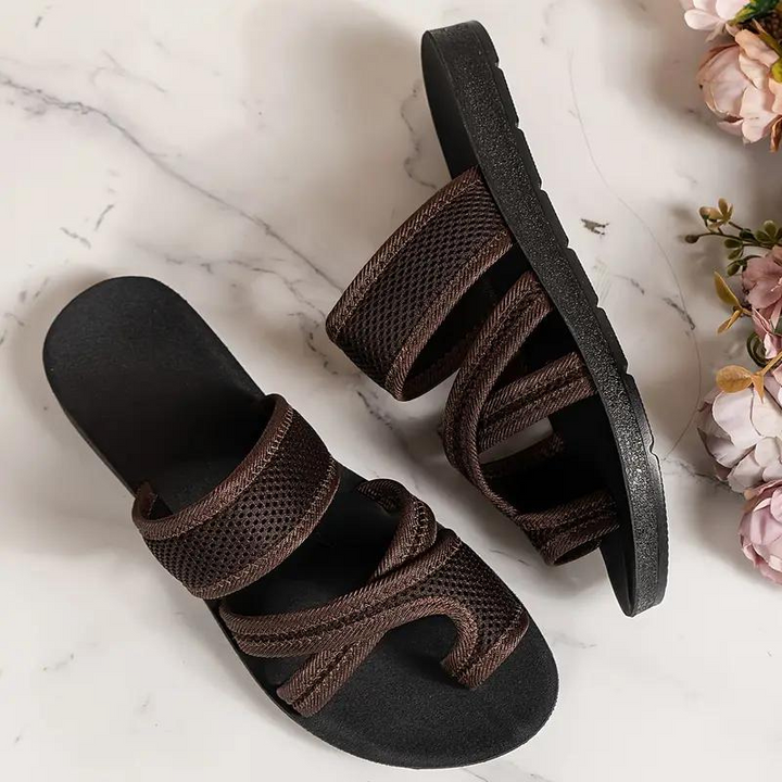 Asta | Kvinders Sandaler Forår Slip-On Slides Mesh Flade