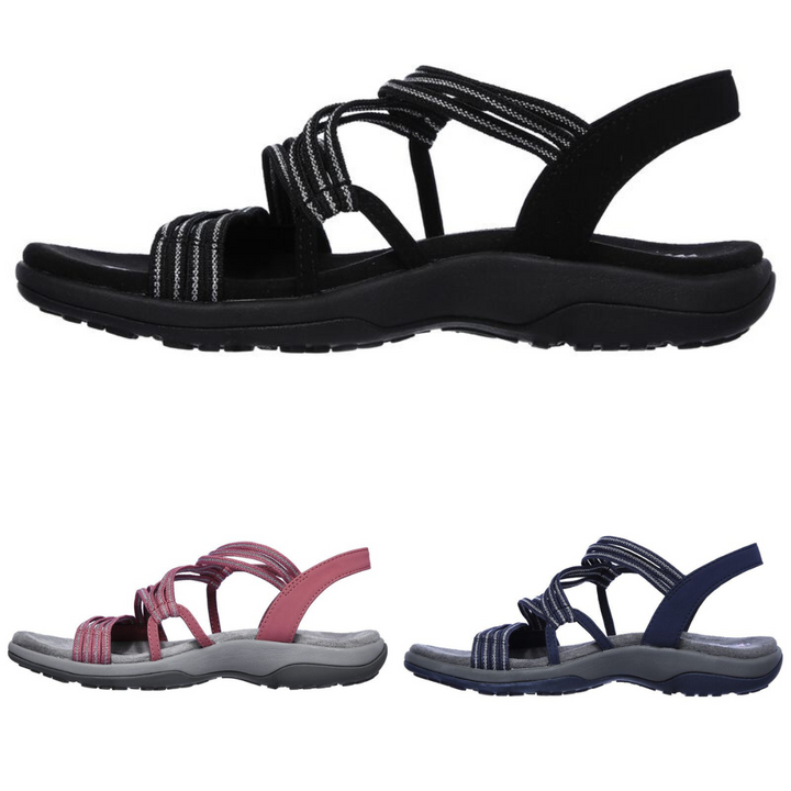 Lone | Kvinders Sandaler Forår Elastisk Rem Sport Polstret