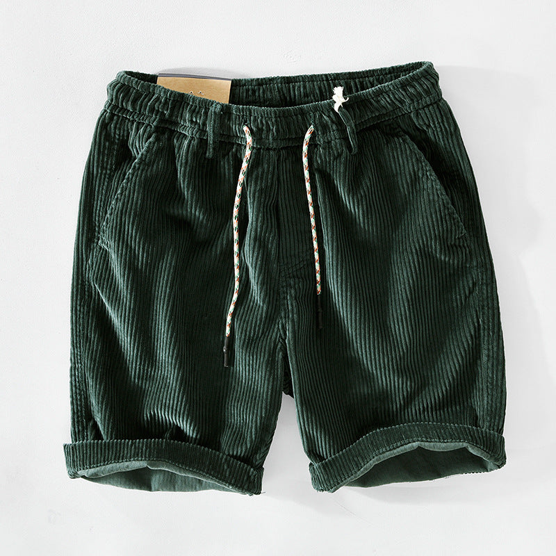 Allan | Herre Shorts Forår Bomuld Løs Snøre Elastik