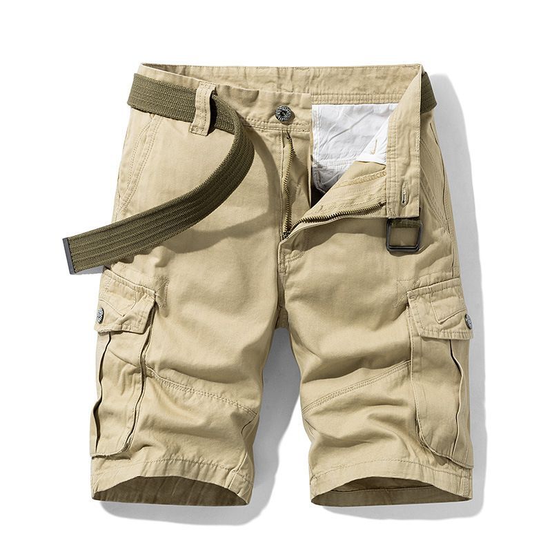 Knud | Herre Cargo Shorts Forår Bomuld Lommer Løs