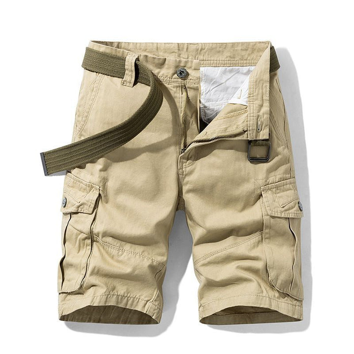 Knud | Herre Cargo Shorts Forår Bomuld Lommer Løs