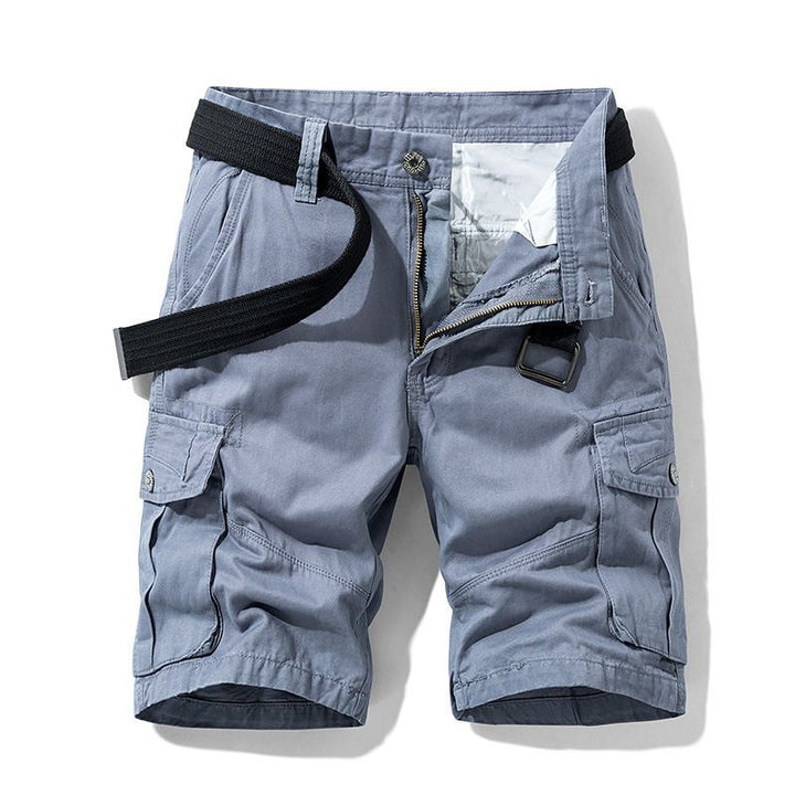 Knud | Herre Cargo Shorts Forår Bomuld Lommer Løs