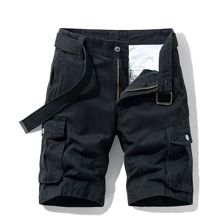 Knud | Herre Cargo Shorts Forår Bomuld Lommer Løs