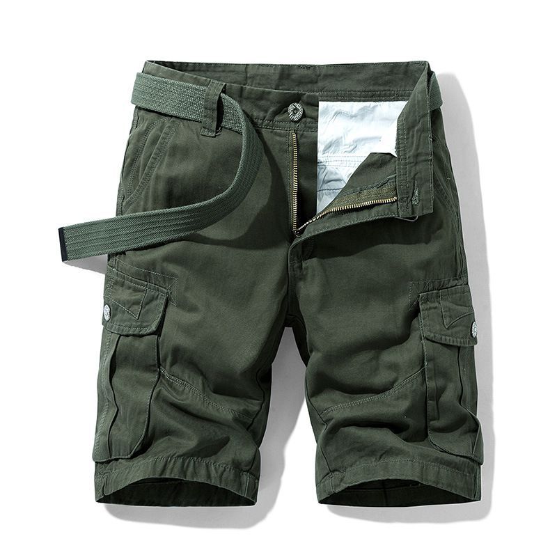 Knud | Herre Cargo Shorts Forår Bomuld Lommer Løs