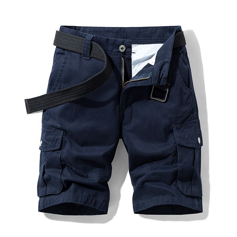 Knud | Herre Cargo Shorts Forår Bomuld Lommer Løs