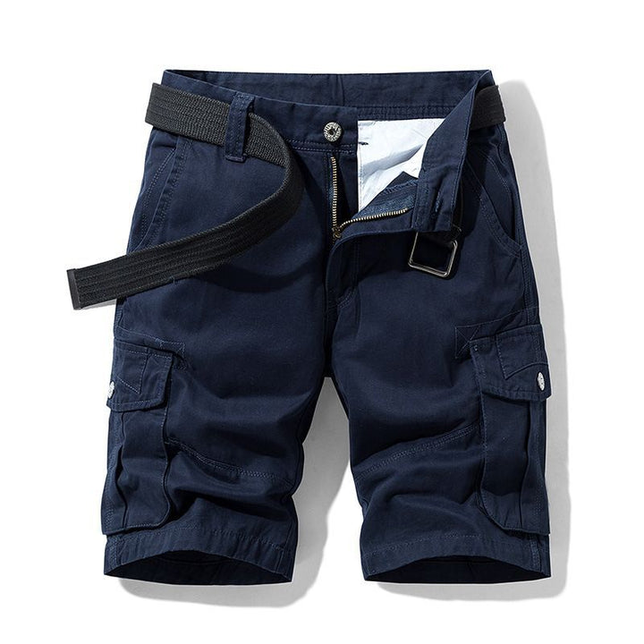 Knud | Herre Cargo Shorts Forår Bomuld Lommer Løs