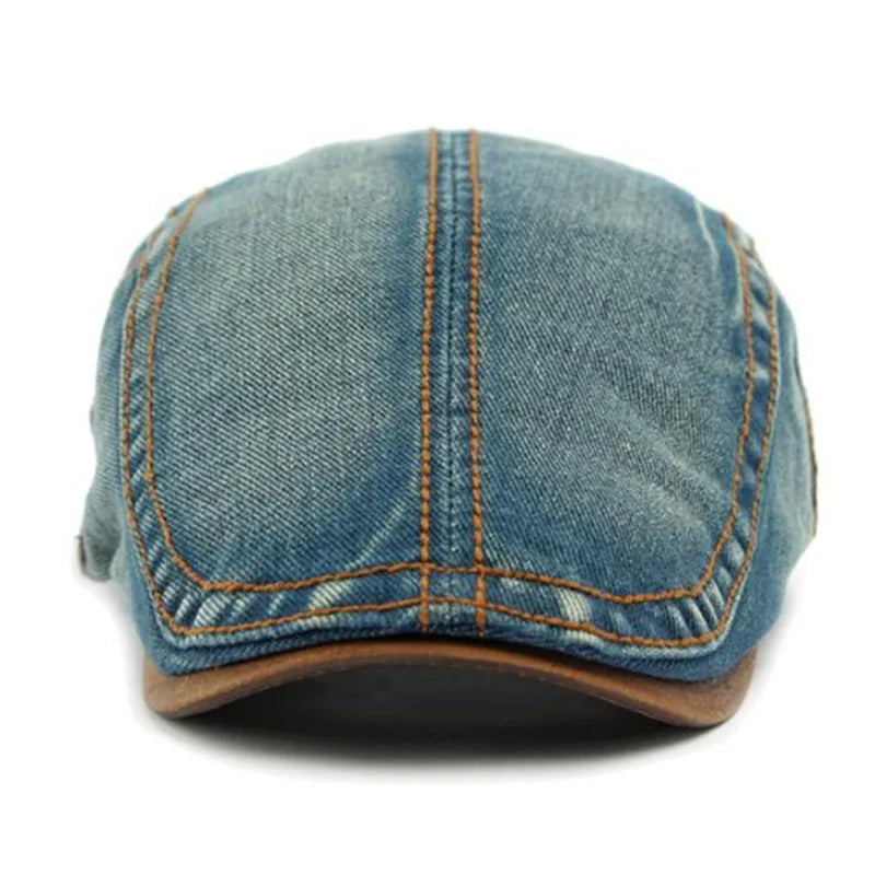 Karl | Herre Kasket Forår Denim Flad Justerbar