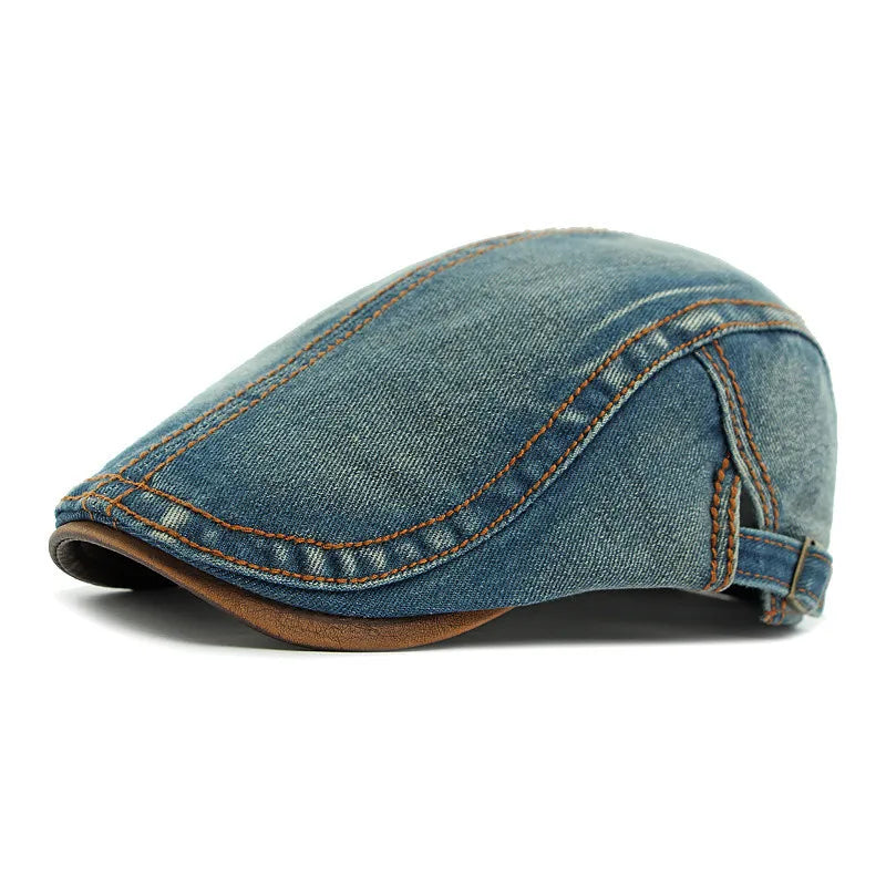 Karl | Herre Kasket Forår Denim Flad Justerbar