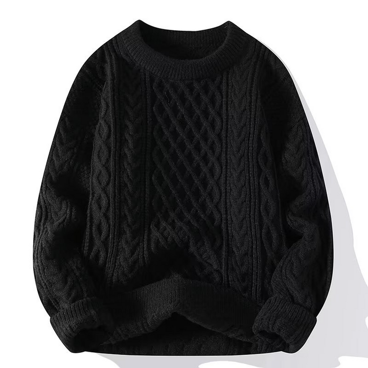 Vibeke | Dame Struktureret Sweater Med Rund Hals Til Forår
