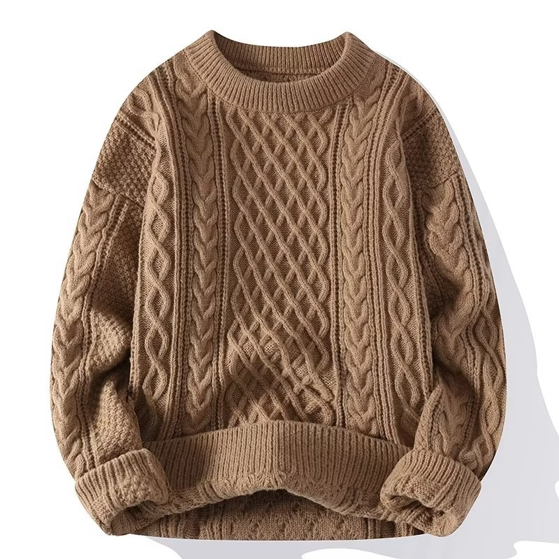 Vibeke | Dame Struktureret Sweater Med Rund Hals Til Forår