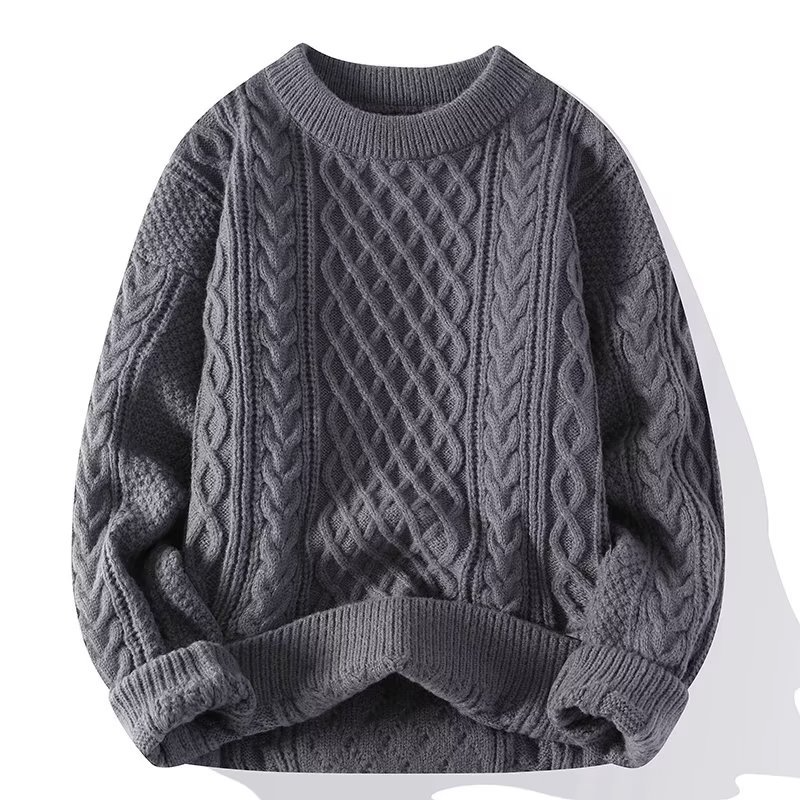 Vibeke | Dame Struktureret Sweater Med Rund Hals Til Forår