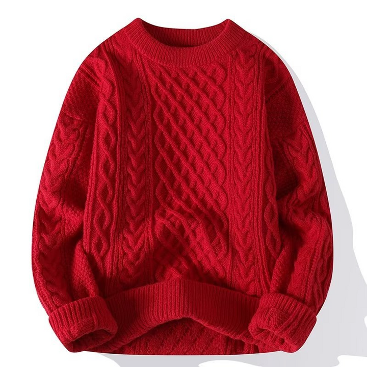 Vibeke | Dame Struktureret Sweater Med Rund Hals Til Forår