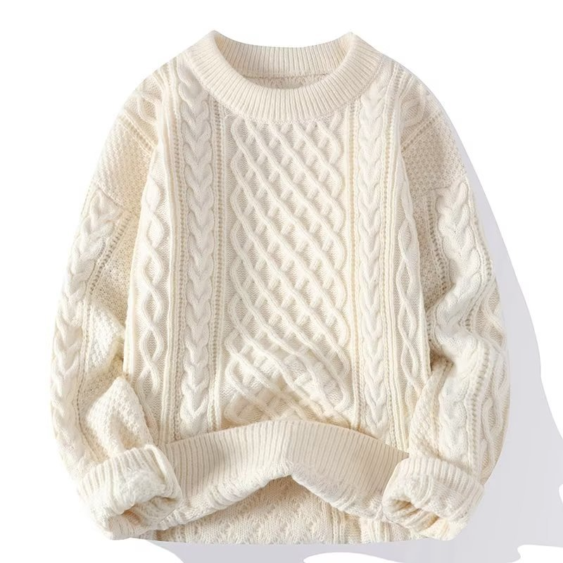 Vibeke | Dame Struktureret Sweater Med Rund Hals Til Forår