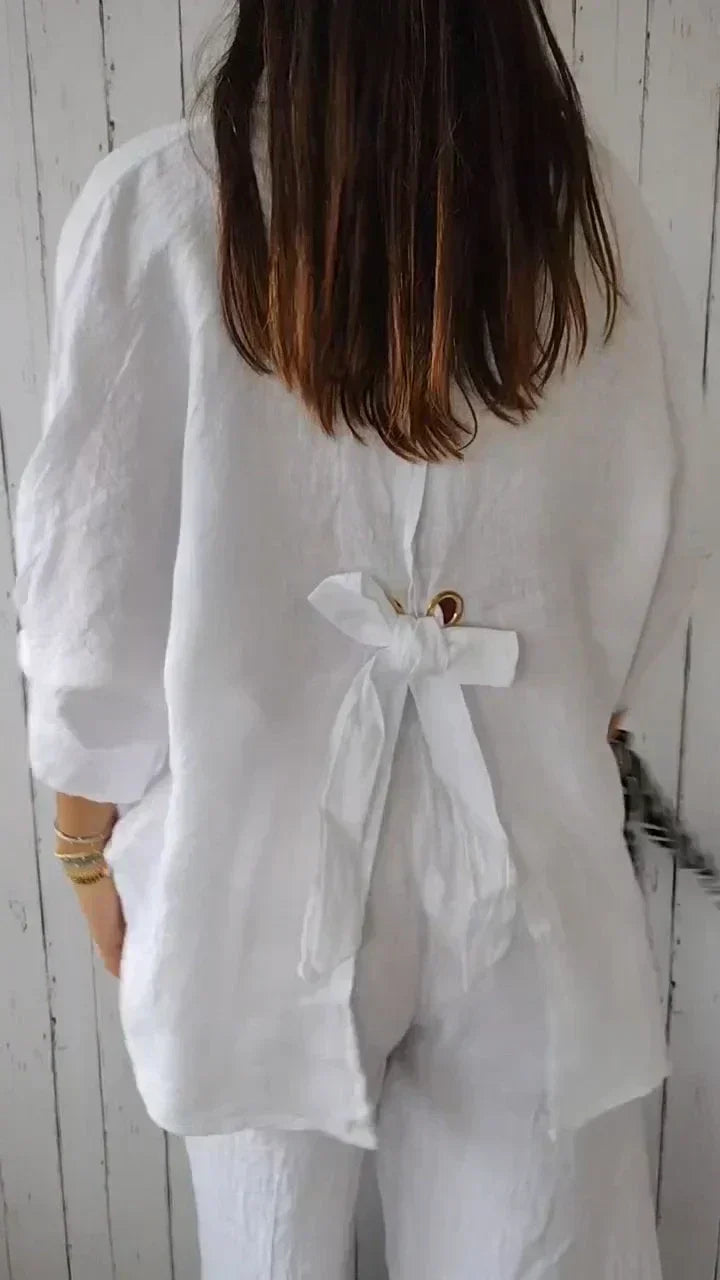 Ida | Dame Casual Skjorte med Knapper