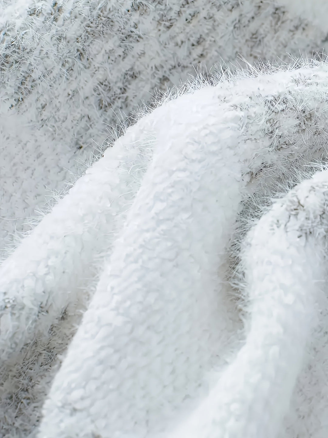 Solveig | Dame Stribet Sweater Med Turtleneck Og Ribbet Manchetter