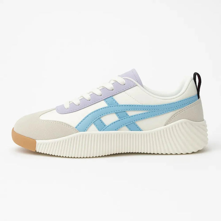 Astrid | Dame Ortopædiske Sneakers Med Snørebånd Og Striber