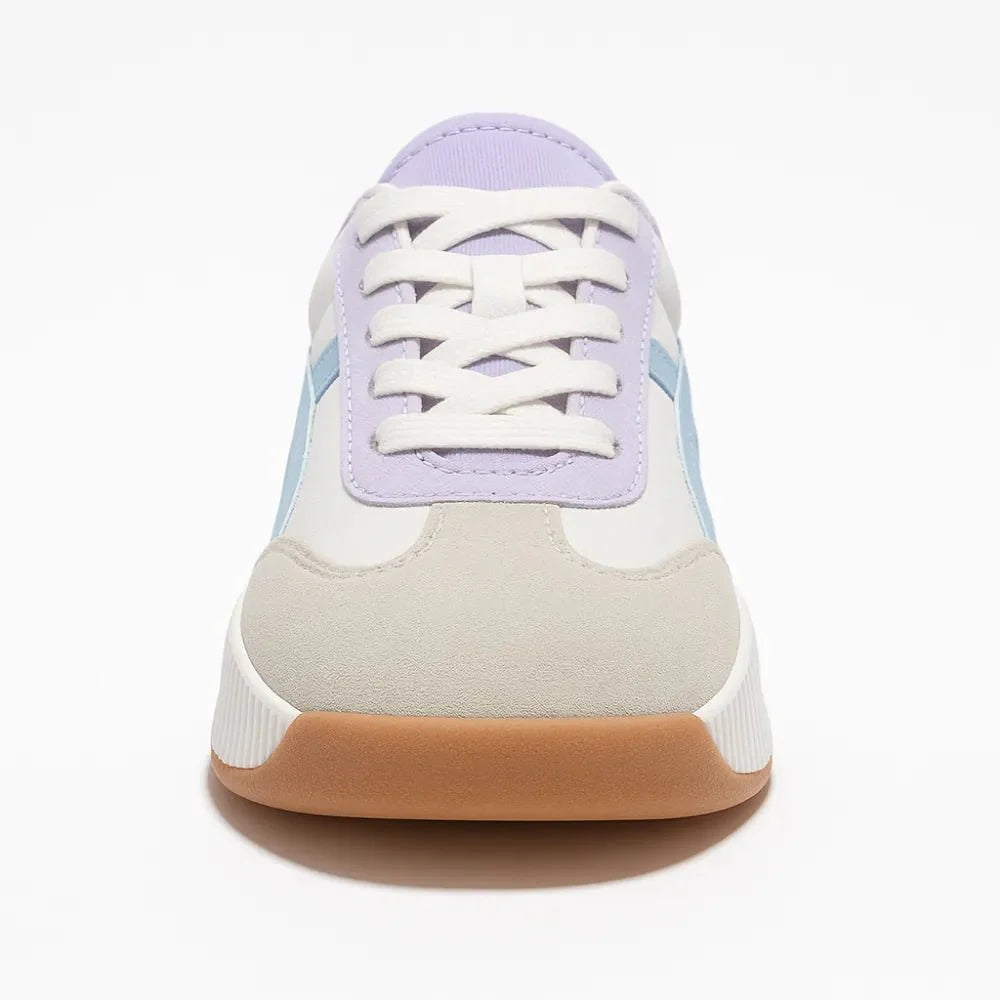 Astrid | Dame Ortopædiske Sneakers Med Snørebånd Og Striber