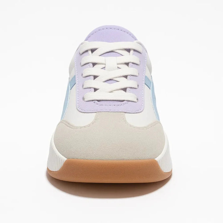 Astrid | Dame Ortopædiske Sneakers Med Snørebånd Og Striber