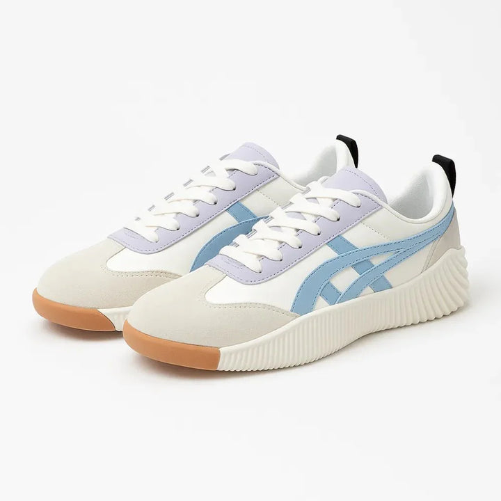 Astrid | Dame Ortopædiske Sneakers Med Snørebånd Og Striber